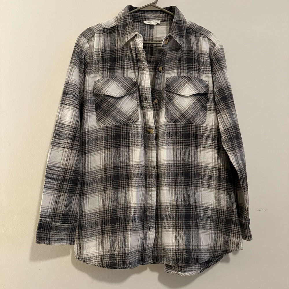 Long Sleeve Flannel Button Up